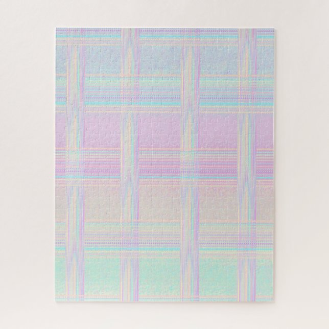 Puzzle Holographie de Pastel Rainbow (Vertical)
