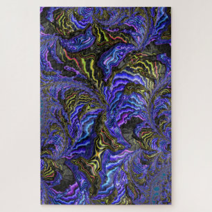 Puzzle Holographique apparence coloré Fractal Art Impossi