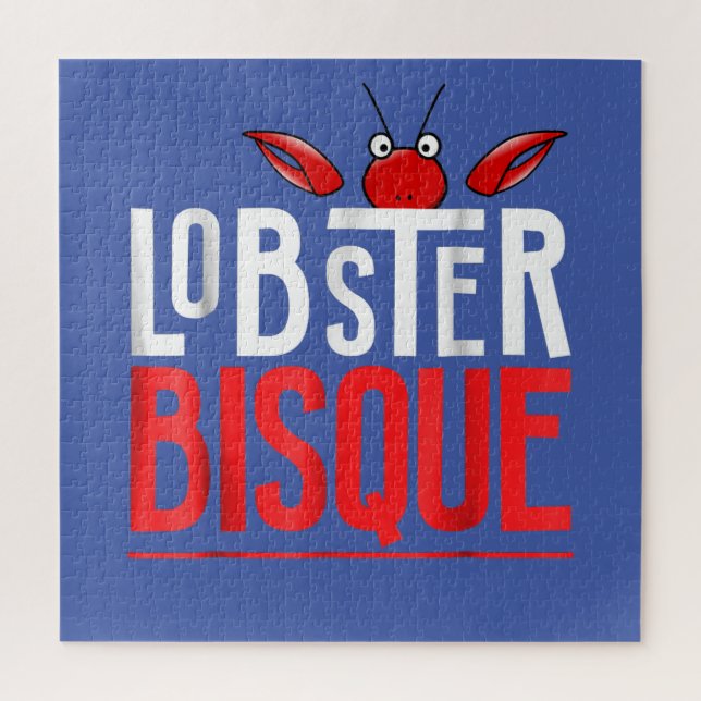 Puzzle Homard Bisque Les amateurs de fruits de mer Cadeau (Vertical)