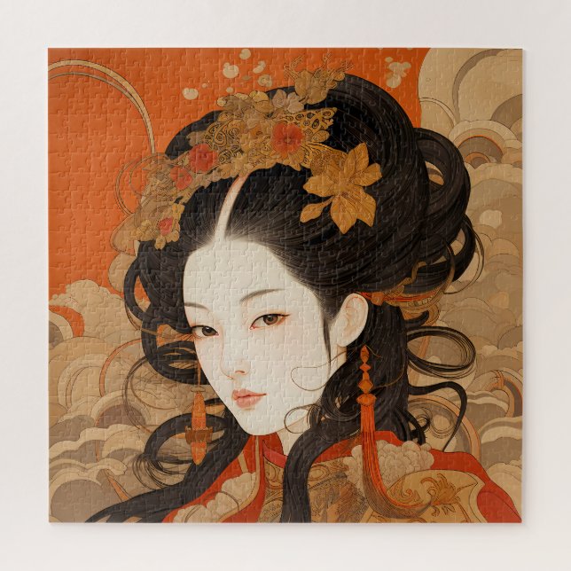 Puzzle Hommage aux femmes chinoises traditionnelles (Vertical)