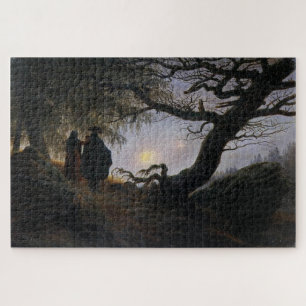 Puzzle Homme et femme sur la Lune - Caspar D.F