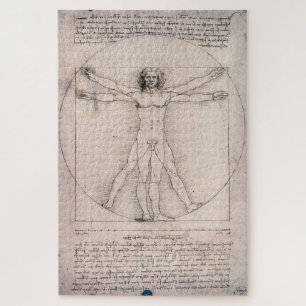 Puzzle Homme vitruvien, Léonard de Vinci