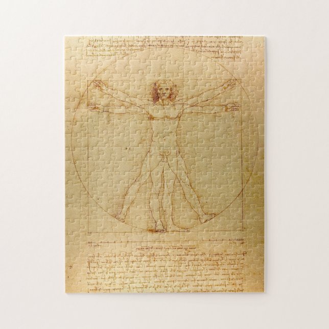 Puzzle Homme vitruvien par Leonardo Da Vinci (Vertical)