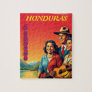 Puzzle  Honduras OLANCHO Retro poster