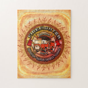 Puzzle Honneur du pompier