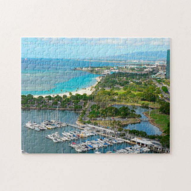 Puzzle Honolulu  Hawaï. (Horizontal)
