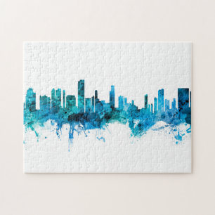 Puzzle Honolulu Hawaii Skyline