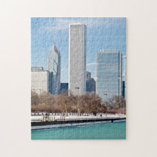 Puzzle Horizon de Chicago à travers le lac Michigan