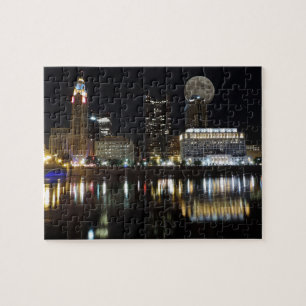 Puzzle Horizon de Columbus avec la lune