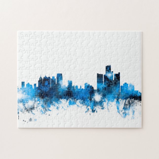 Puzzle Horizon de Detroit Michigan (Horizontal)