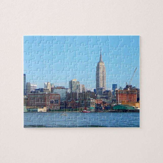 Puzzle Horizon de Manhattan comme vu de Hoboken, NJ (Horizontal)