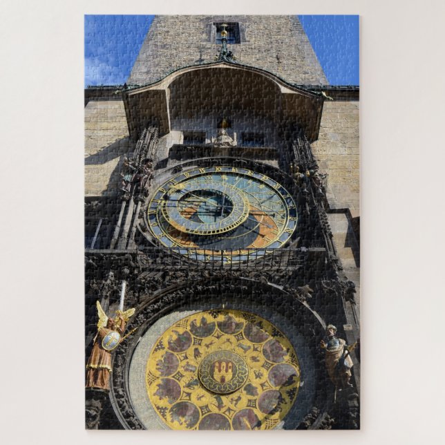 Puzzle Horloge astronomique, Prague, Czechia /Orloj Praha (Vertical)