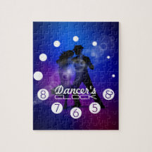 Horloge de danseur avec des nombres pour danseurs