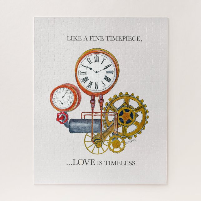 Puzzle Horloge vintage (Vertical)