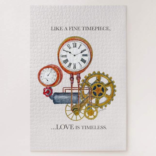 Puzzle Horloge vintage (Vertical)