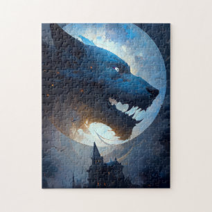 Puzzle Horreur de l'Imaginaire noir du loup-garou