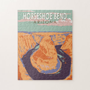 Puzzle Horseshoe Bend Voyage Art Vintage