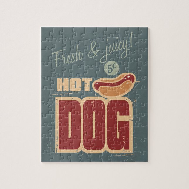 Puzzle Hot-dog (Vertical)