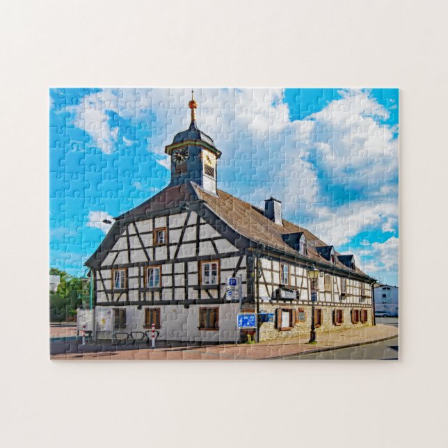 Puzzle Hôtel de ville de Kelkheim Allemagne. (Horizontal)