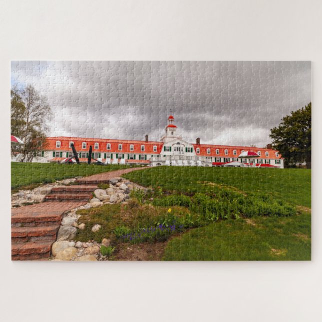 Puzzle Hôtel pittoresque Tadoussac à Québec, Canada (Horizontal)
