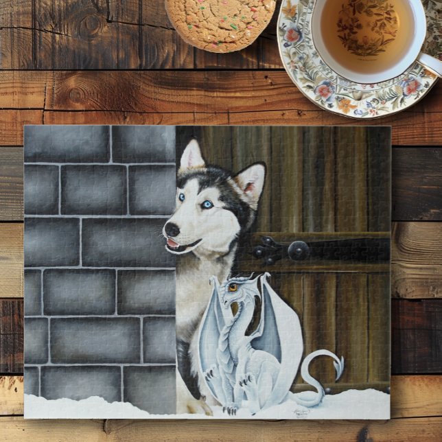 Puzzle Husky Chig White Dragon Adventure (Créateur téléchargé)