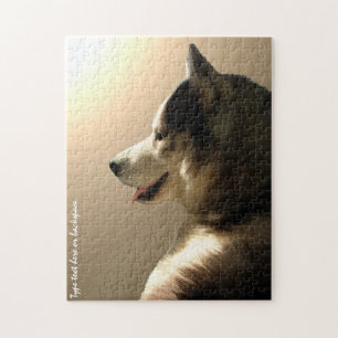 Puzzle Husky Eyes Personnalisé Sled Chien Puzzles