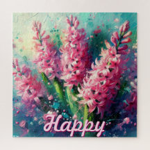 Hyacinthes roses Hyacinth Floral Personnalisé