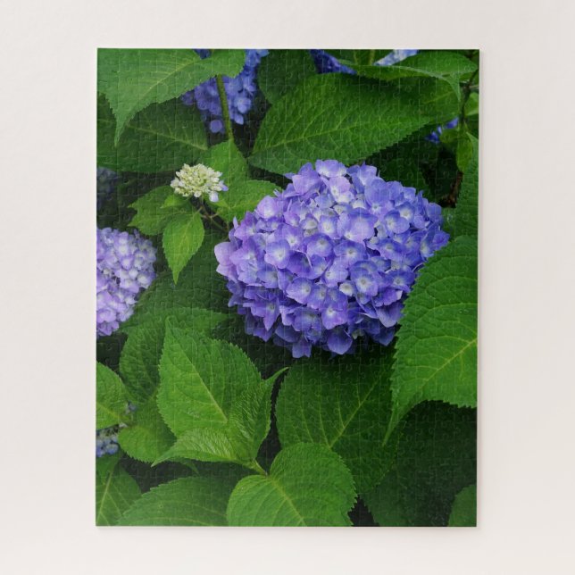 Puzzle Hydrangea lavande (Vertical)
