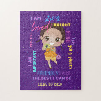 Puzzle I AM - Positive Black Brown Girl Affirmations