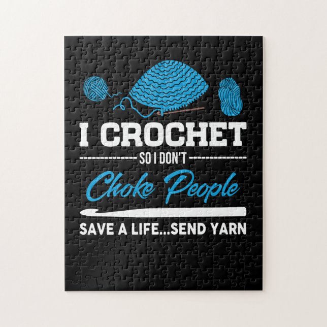 Puzzle I Crochet Choke Personnes Sauver Une Vie Envoyer F (Vertical)