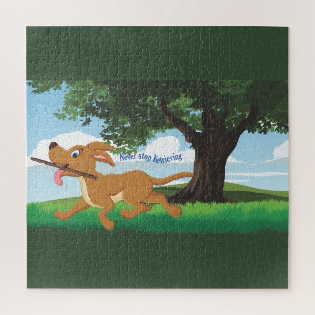 Puzzle I Live to retrieve (Vertical)