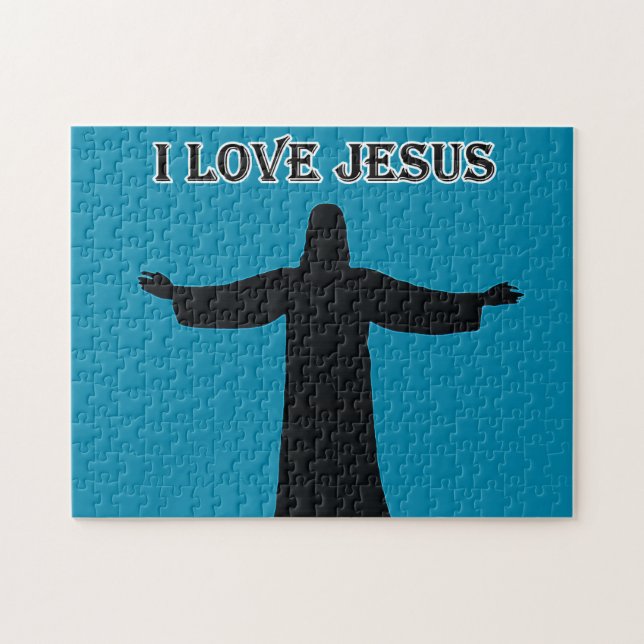 Puzzle  i love jesus (Horizontal)
