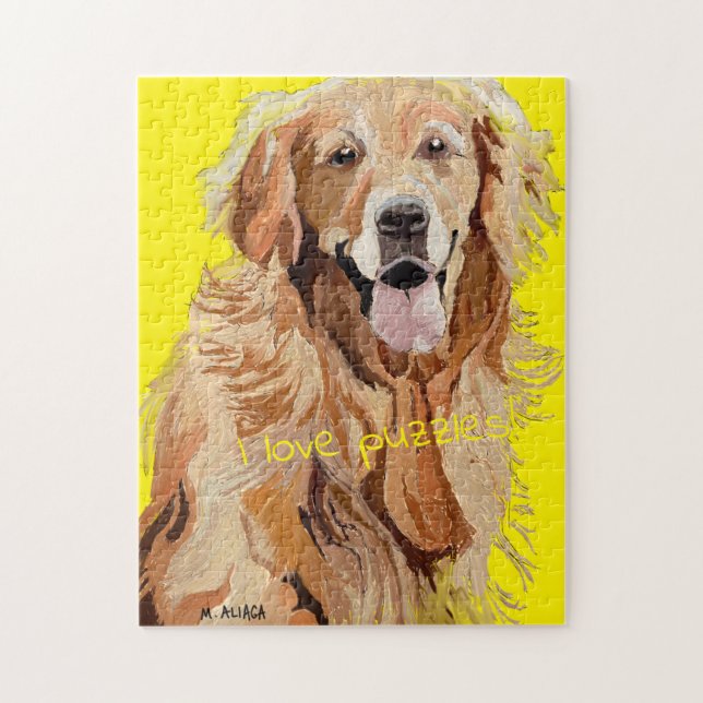 Puzzle I Love Puzzles, Beautiful Dogs et Fun (Vertical)