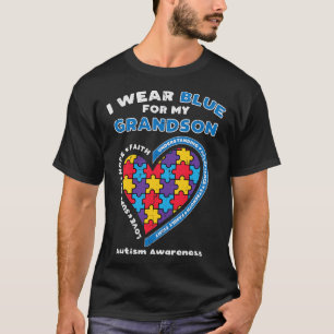Puzzle ich trage Blue Grandson Autism Awareness Gr T-Shirt