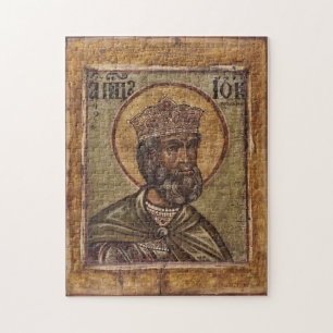 Puzzle Icône de Job orthodoxe chrétienne byzantine