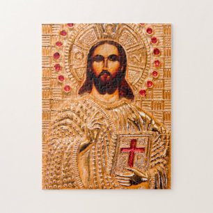 Puzzle Icône d'or de Jésus-Christ