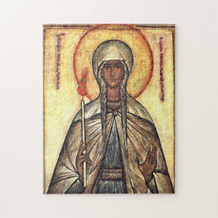Puzzle Icône orthodoxe chrétienne de Ste Geneviève de Par