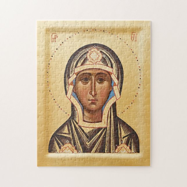 Puzzle Icône orthodoxe Theotokos (Vierge Marie) (Vertical)