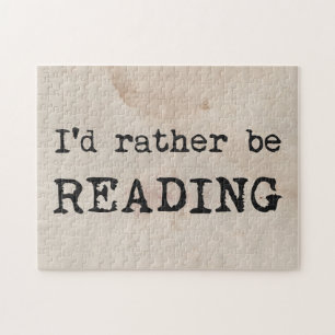Puzzle I'd Rather Be Reading