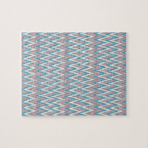 Puzzle iKat rose et bleu poussiéreux