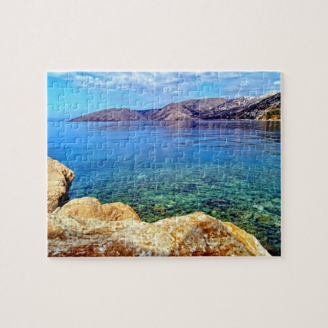 Puzzle Île de Krk en Croatie (Horizontal)