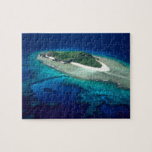 Puzzle Île Eori, Îles Mamanuca, Fidji - aérien