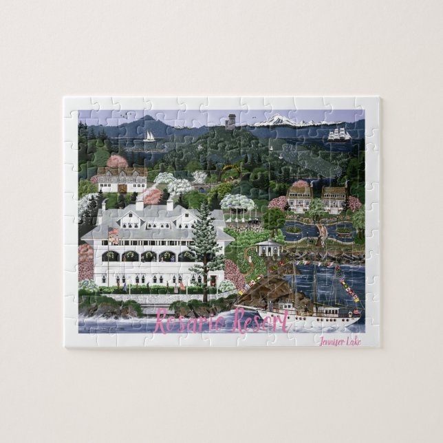 Puzzle Îles San Juan ~ Rosario Resort ~ Washington (Horizontal)