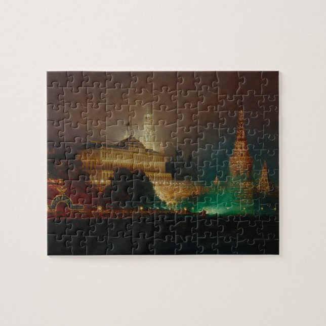 Puzzle Illumination de Kremlin, 1883 (huile sur la toile) (Horizontal)