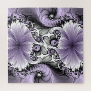 Puzzle Illusion de lilas Art floral abstrait fractal Fant
