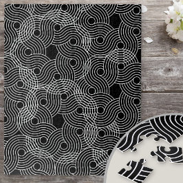 Puzzle Illusion spiral de Black and White