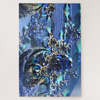 Puzzle Illustration 3D d'une fractale complexe