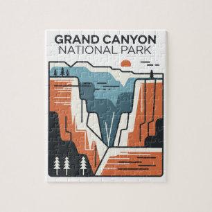 Puzzle Illustration Abstraite du parc national du Grand C