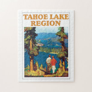 Puzzle Illustration d'affiche de Vintage voyage de régio