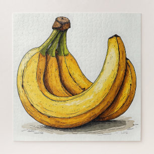 Puzzle Illustration de banane fraîche